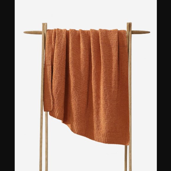 NEW Sunday Citizen Snug Lap Throw Shade Masala Orange - Picture 5 of 7